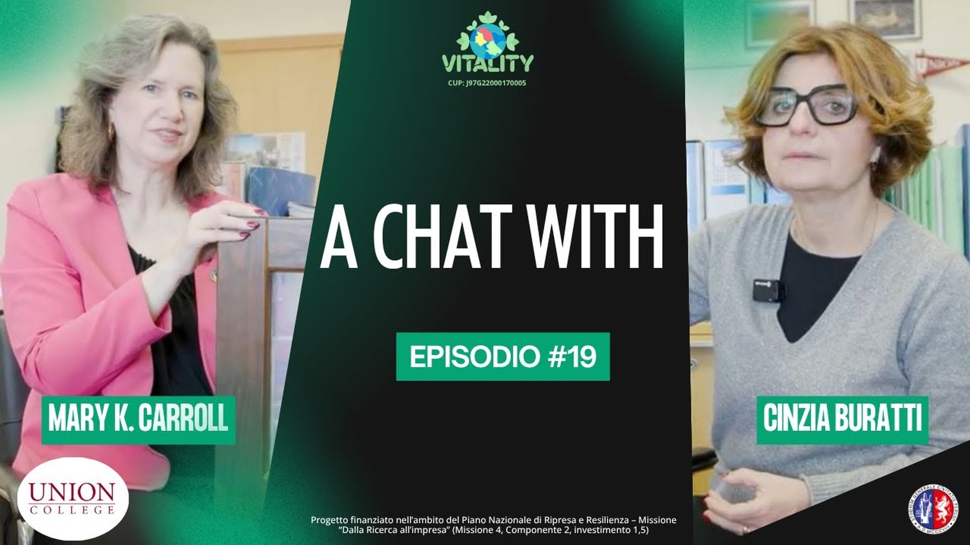 A Chat With Mary K. Carroll and Cinzia Buratti
