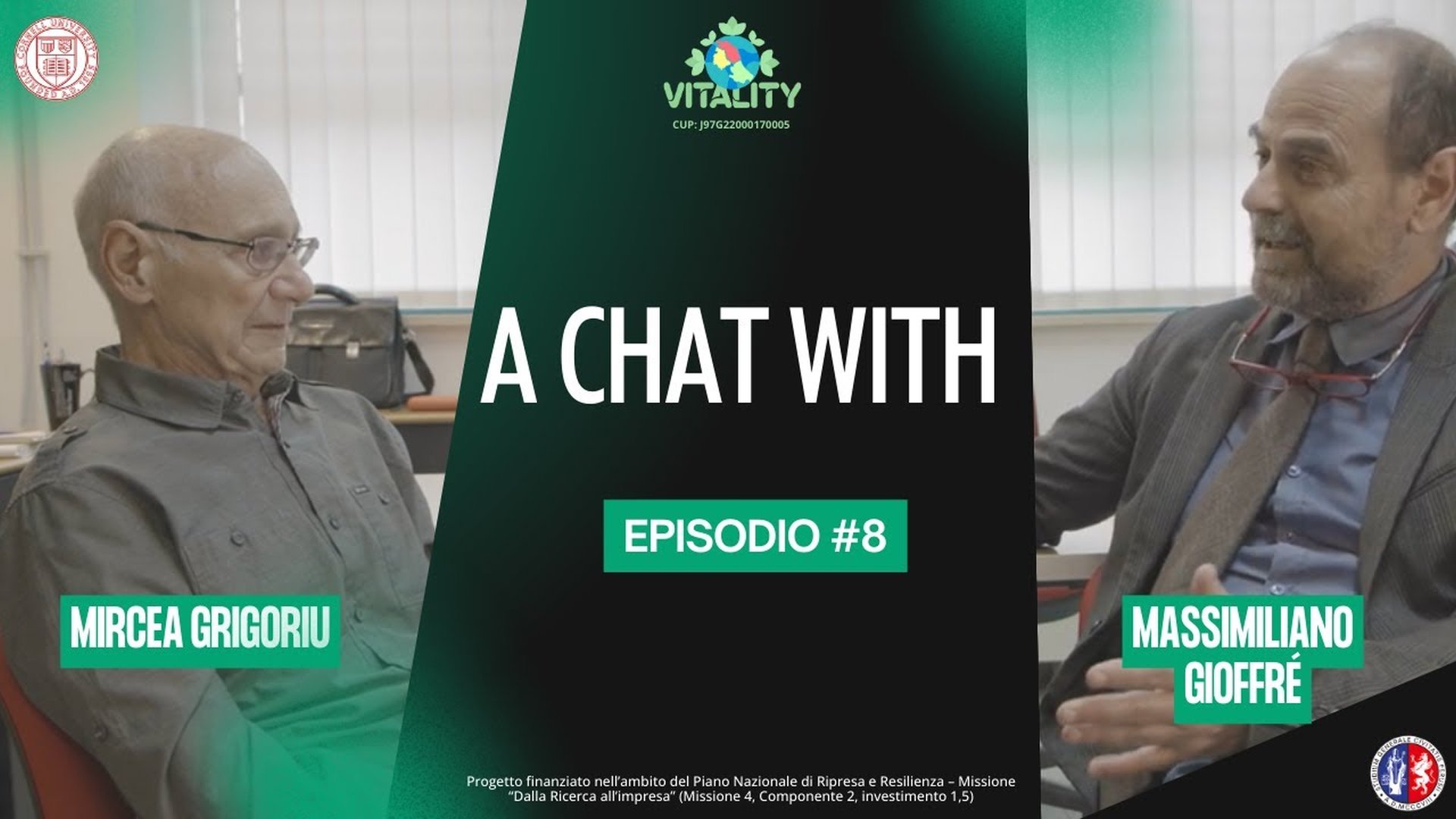 A Chat With Mircea Grigoriu and Massimiliano Gioffrè