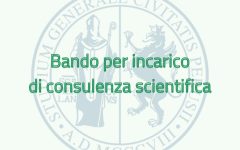 Bando per incarico di consulenza scientifica