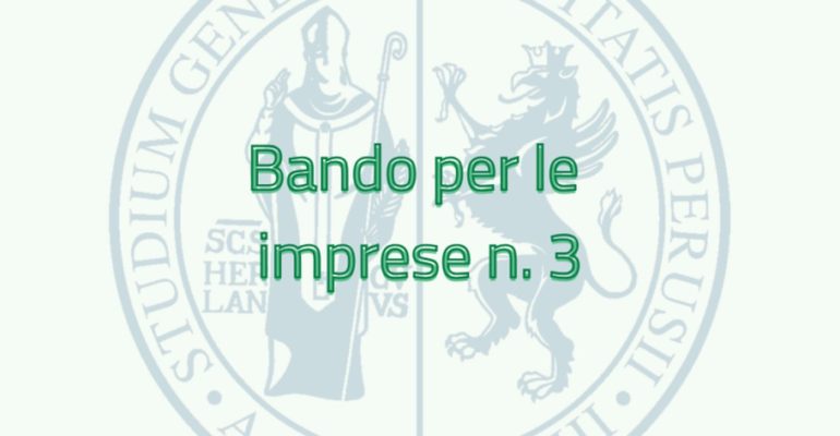 Bando per le imprese n. 3