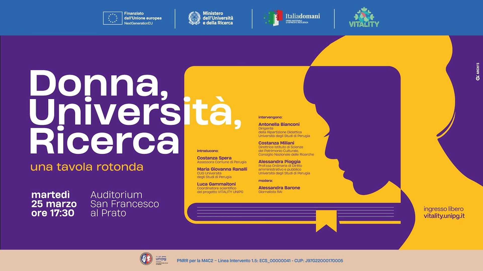Donna, Università, Ricerca - 25 marzo 2025