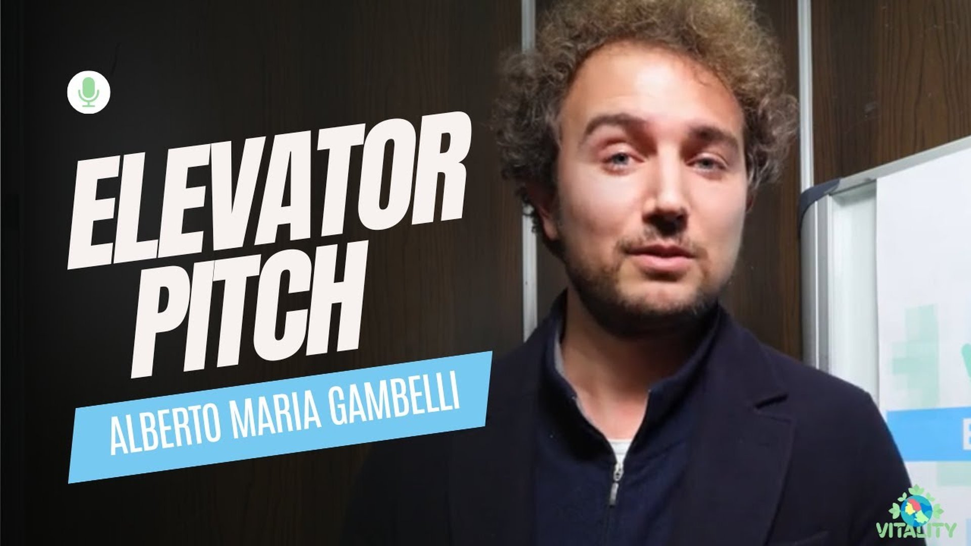 Elevator Pitch - Alberto Maria Gambelli