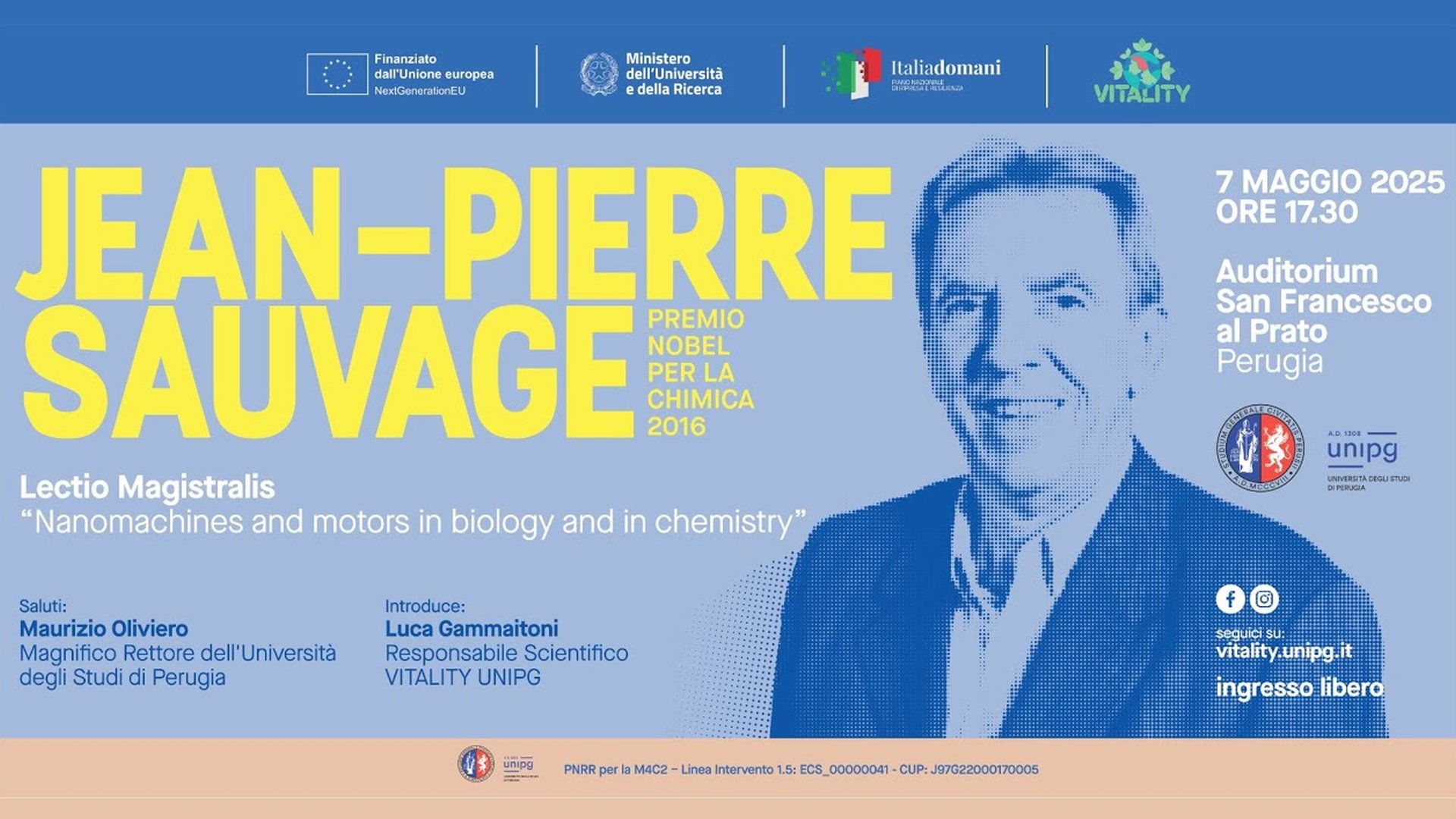 Lectio Magistralis prof. Jean-Pierre Sauvage