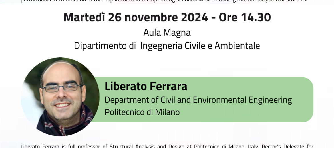 Locandina-Liberato Ferrara – Politecnico di Milano