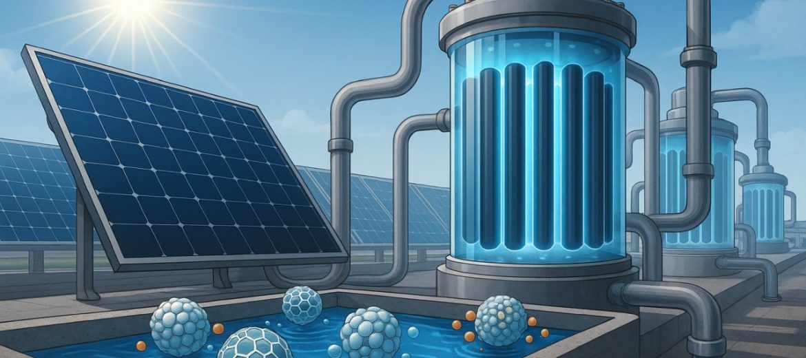 Scale up issues of solar-driven