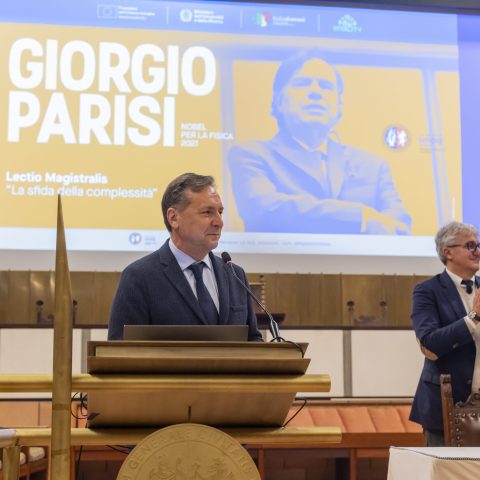 Giorgio Parisi Lectio Magistralis Università di Perugia- Maurizio Oliviero- Luca Gammaitoni