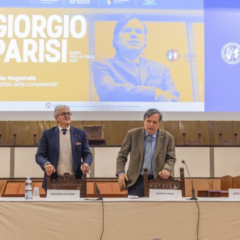 Giorgio Parisi Lectio Magistralis Università di Perugia- Maurizio Oliviero- Luca Gammaitoni