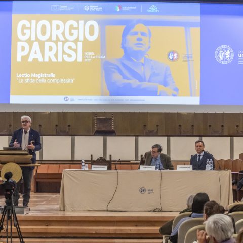 Giorgio Parisi Lectio Magistralis Università di Perugia- Maurizio Oliviero- Luca Gammaitoni