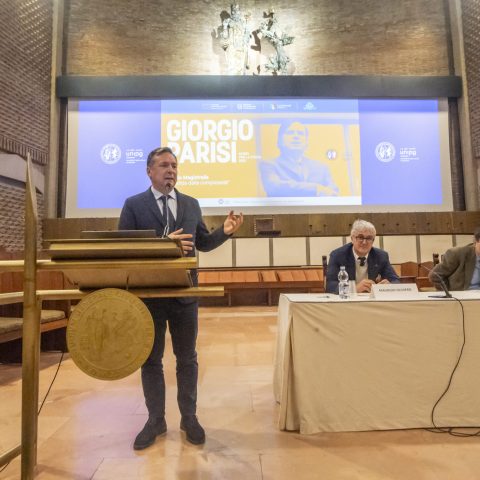 Giorgio Parisi Lectio Magistralis Università di Perugia- Maurizio Oliviero- Luca Gammaitoni