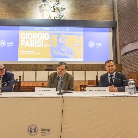 Giorgio Parisi Lectio Magistralis Università di Perugia- Maurizio Oliviero- Luca Gammaitoni