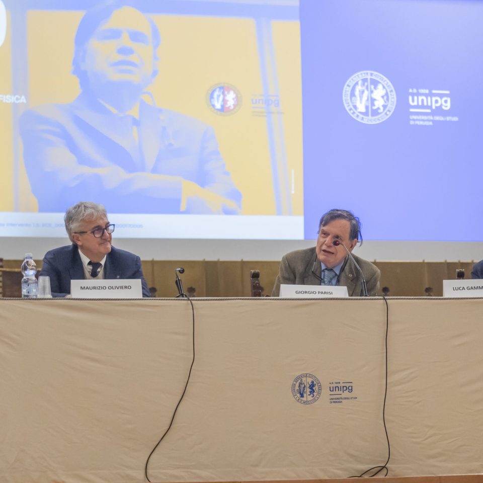 Giorgio Parisi Lectio Magistralis Università di Perugia- Maurizio Oliviero- Luca Gammaitoni