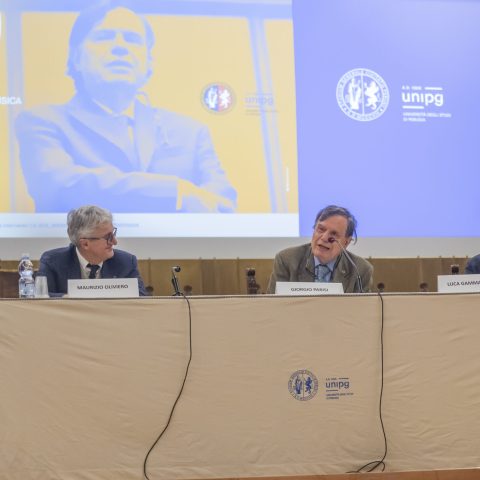 Giorgio Parisi Lectio Magistralis Università di Perugia- Maurizio Oliviero- Luca Gammaitoni