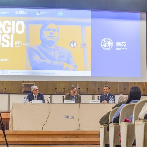 Giorgio Parisi Lectio Magistralis Università di Perugia- Maurizio Oliviero- Luca Gammaitoni