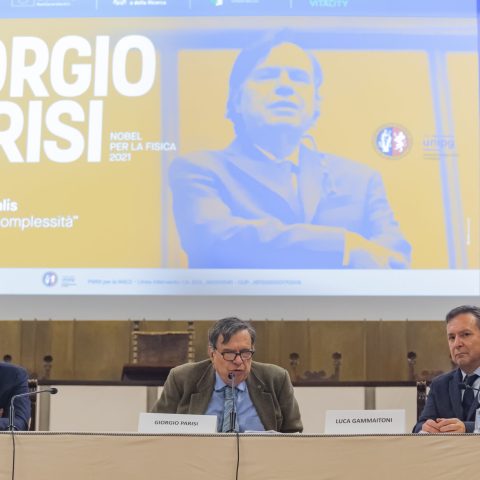 Giorgio Parisi Lectio Magistralis Università di Perugia- Maurizio Oliviero- Luca Gammaitoni