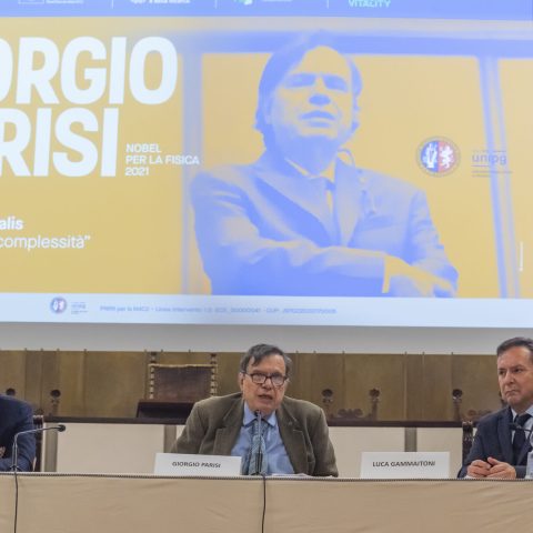 Giorgio Parisi Lectio Magistralis Università di Perugia- Maurizio Oliviero- Luca Gammaitoni