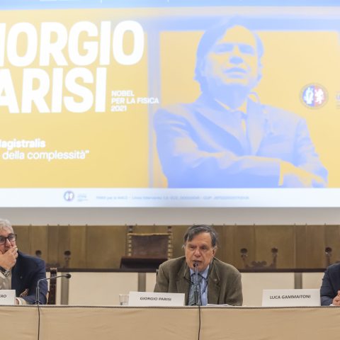 Giorgio Parisi Lectio Magistralis Università di Perugia- Maurizio Oliviero- Luca Gammaitoni