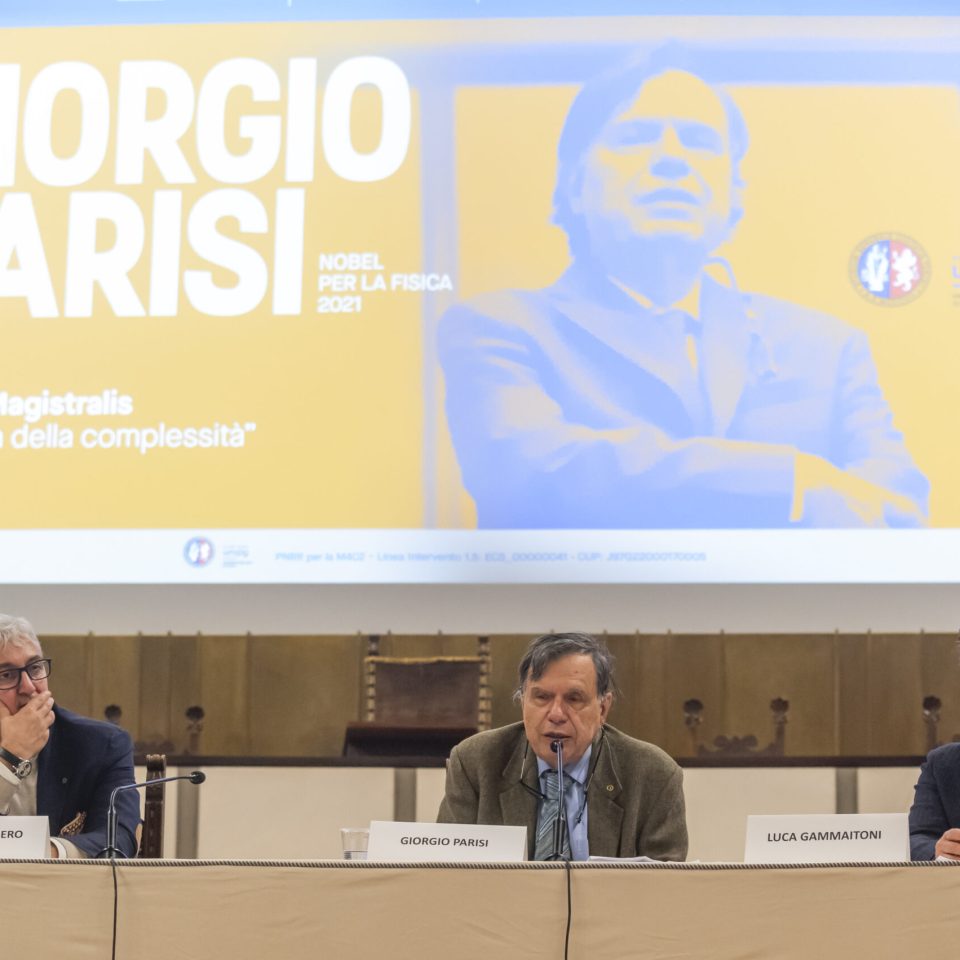 Giorgio Parisi Lectio Magistralis Università di Perugia- Maurizio Oliviero- Luca Gammaitoni