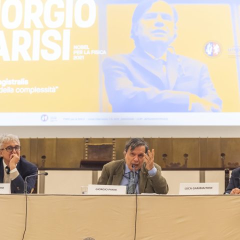 Giorgio Parisi Lectio Magistralis Università di Perugia- Maurizio Oliviero- Luca Gammaitoni