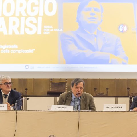 Giorgio Parisi Lectio Magistralis Università di Perugia- Maurizio Oliviero- Luca Gammaitoni