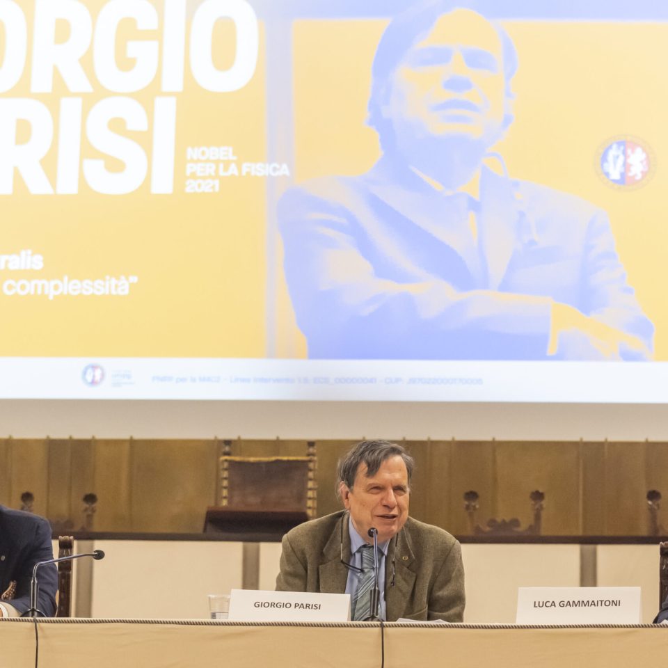 Giorgio Parisi Lectio Magistralis Università di Perugia- Maurizio Oliviero- Luca Gammaitoni