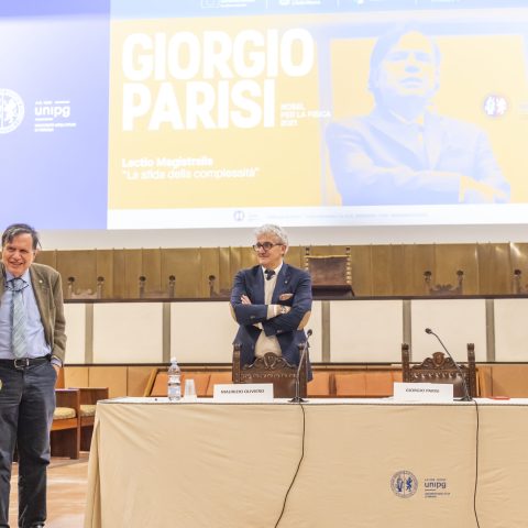Giorgio Parisi Lectio Magistralis Università di Perugia- Maurizio Oliviero- Luca Gammaitoni
