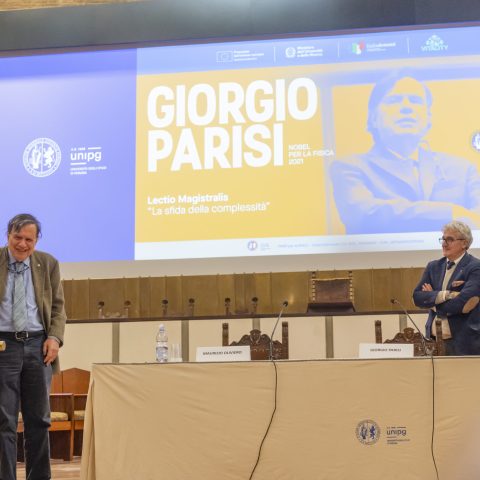 Giorgio Parisi Lectio Magistralis Università di Perugia- Maurizio Oliviero- Luca Gammaitoni