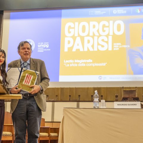 Giorgio Parisi Lectio Magistralis Università di Perugia- Maurizio Oliviero- Luca Gammaitoni