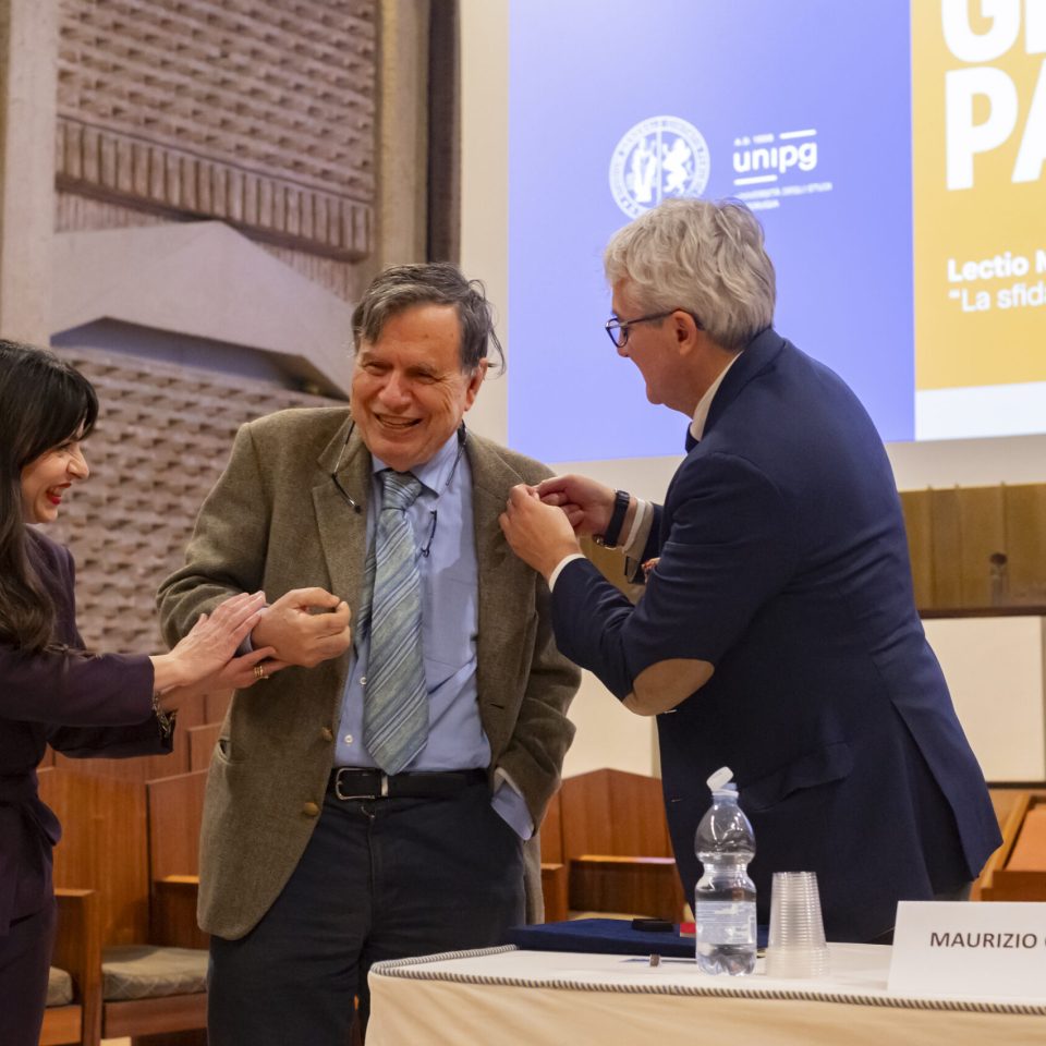 Giorgio Parisi Lectio Magistralis Università di Perugia- Maurizio Oliviero- Luca Gammaitoni