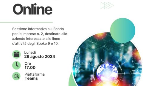 Webinar online per il bando per le imprese n. 2