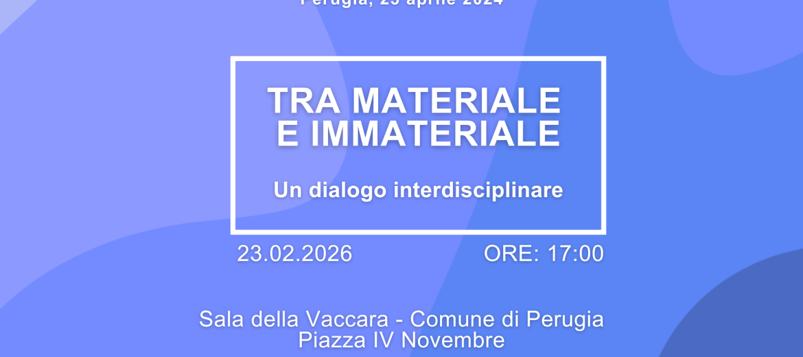 Copertina evento tra materiale e immateriale