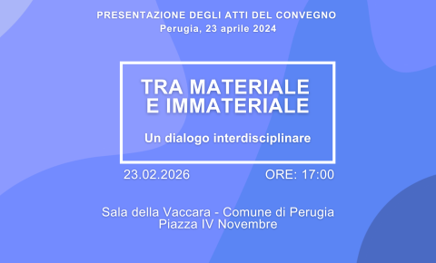 Copertina evento tra materiale e immateriale